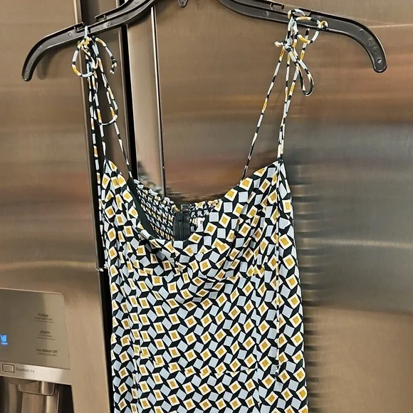 💕REFORMATION💕 Juliette Dress ~ Mosaic Multi-Color Geometric Print 4 NWOT